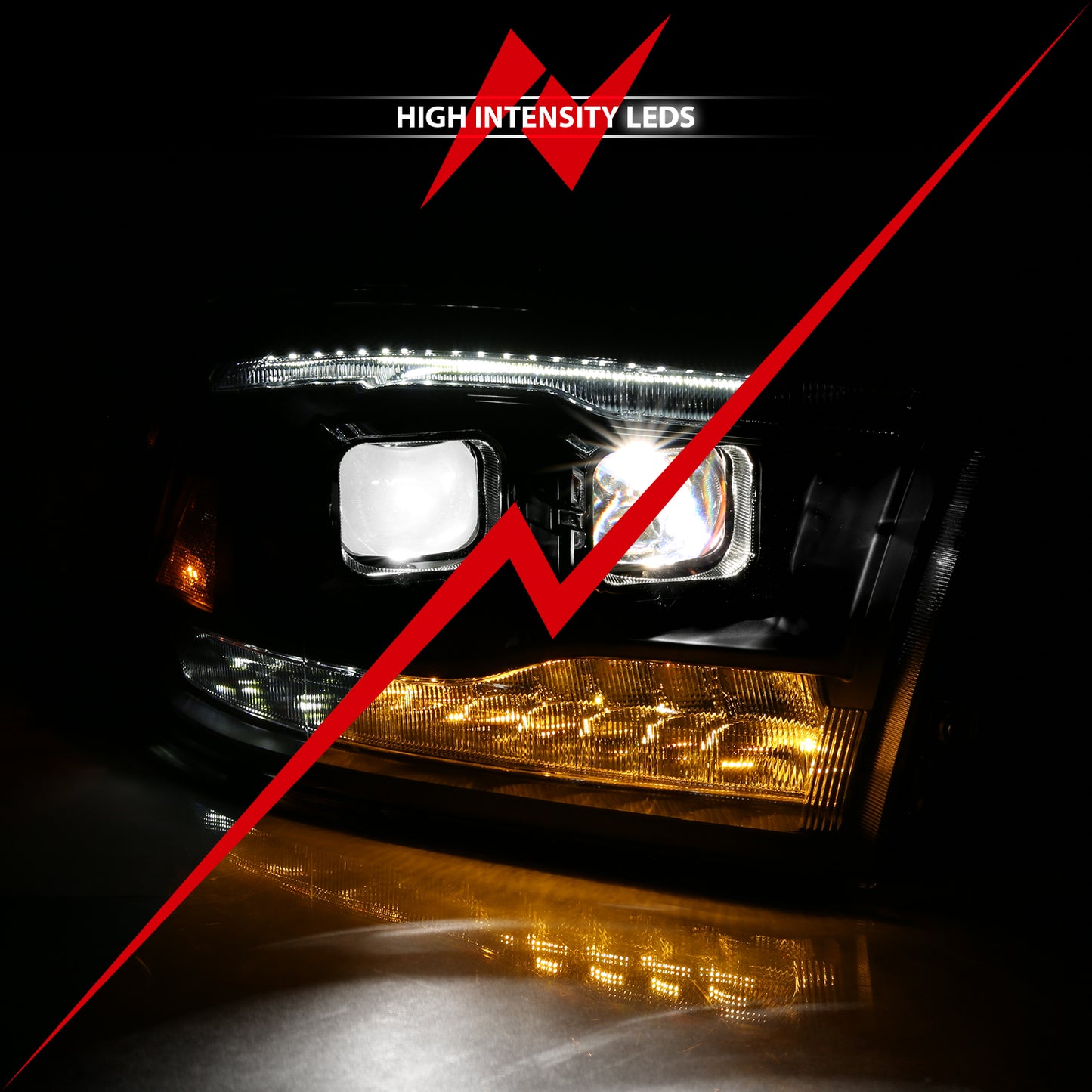 ANZO USA - LED Projector Headlights - 111464