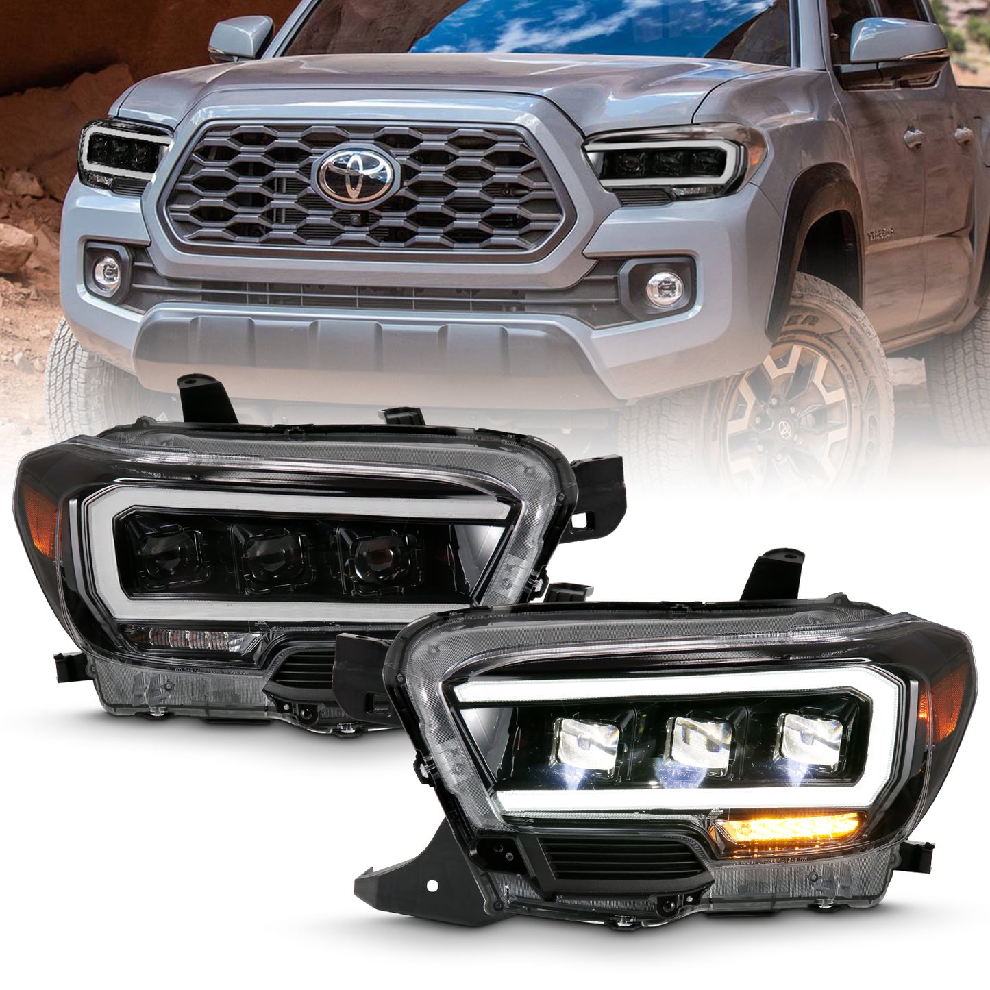 ANZO USA - LED Projector Headlight - 111496