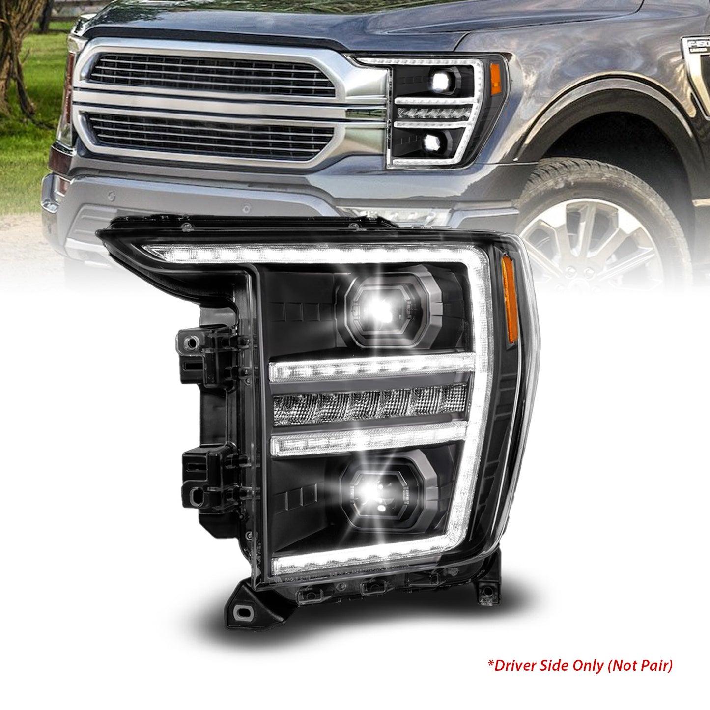 ANZO USA - LED Projector Headlights - 111594-L