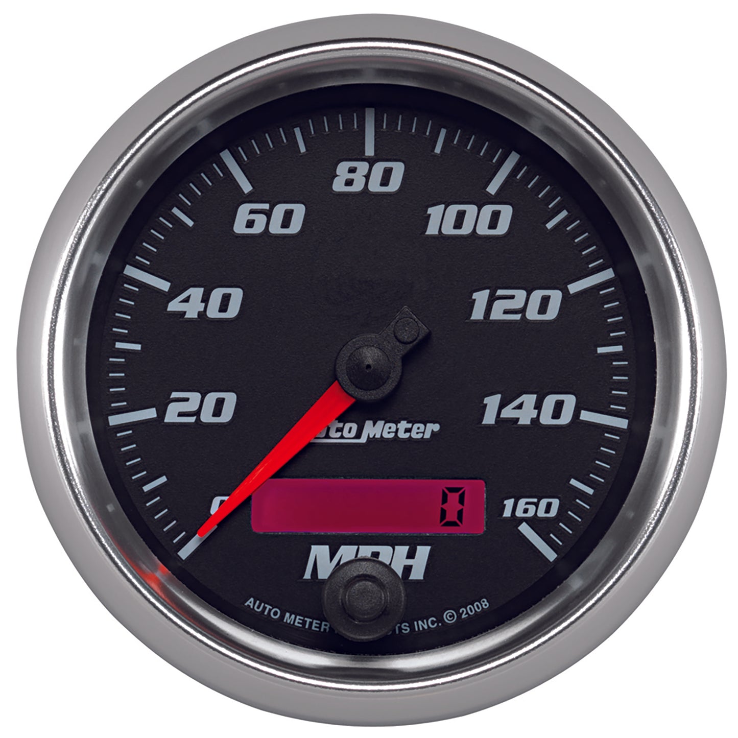 3-3/8 In. SPEEDOMETER 0-160 MPH BLACK PRO-CYCLE