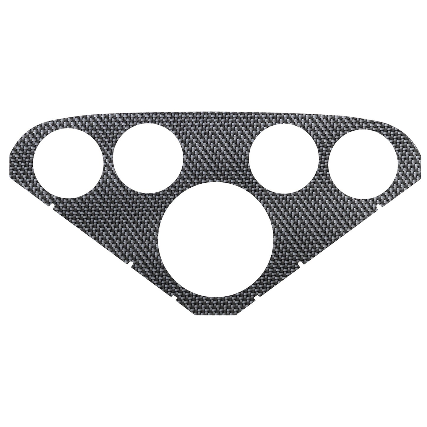FACEPLATE FOR #2208 OPTIONAL SILVER CARBON LOOK
