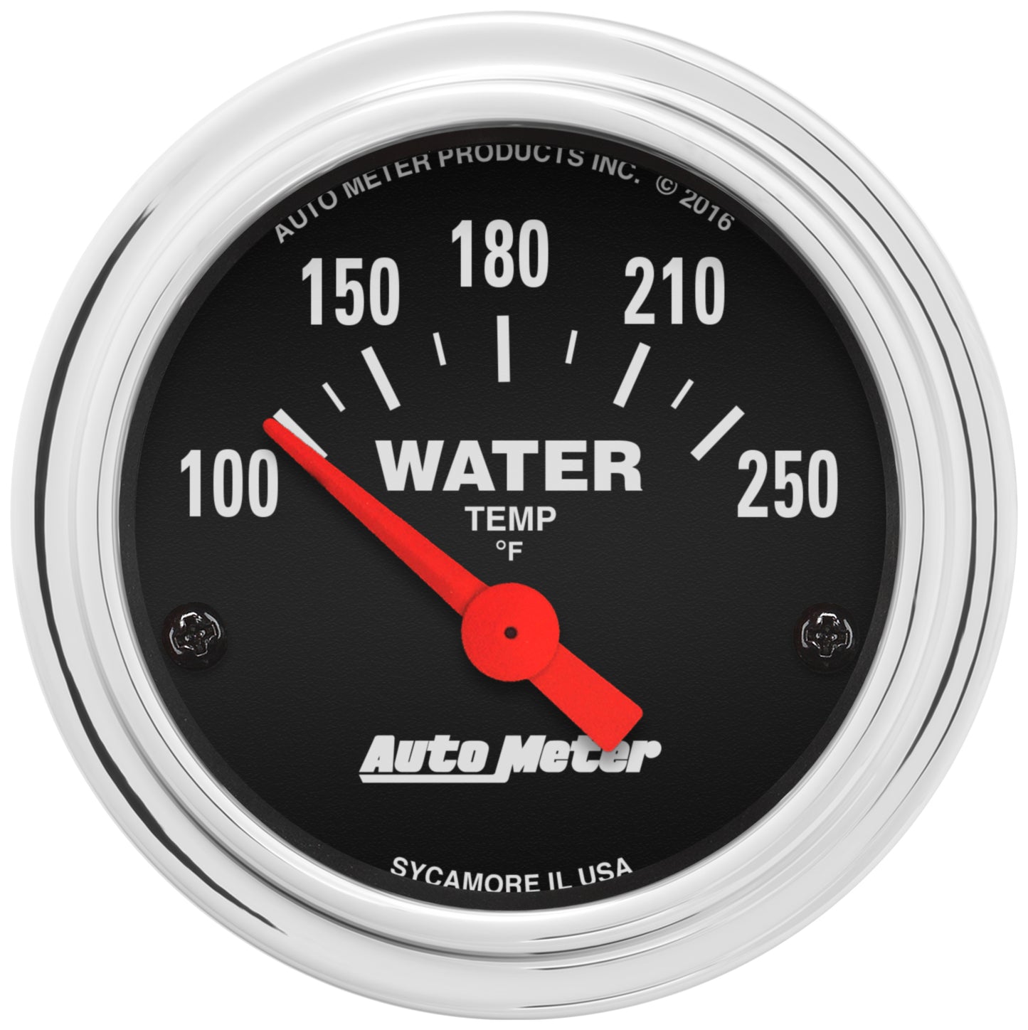 2-1/16 In. WATER TEMPERATURE 100-250 Fahrenheit TRADITIONAL CHROME