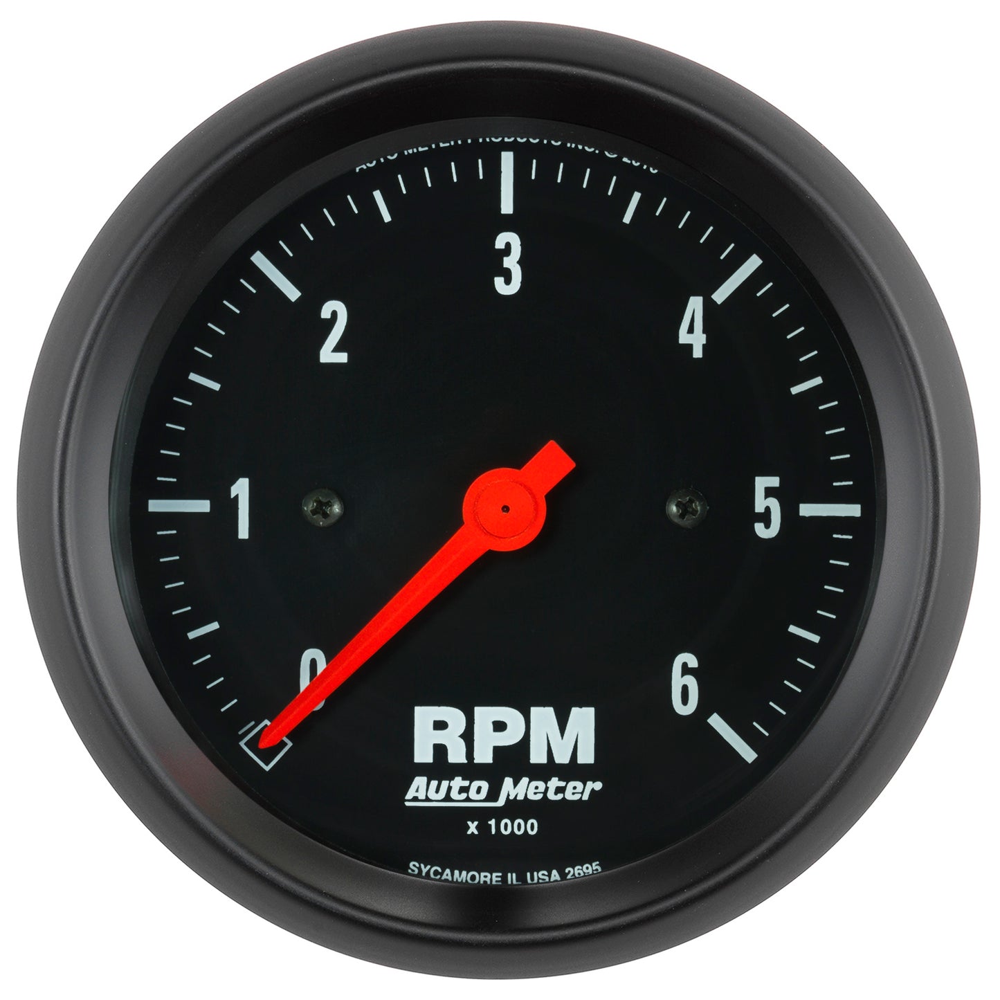 3-3/8 In. IN-DASH TACHOMETER 0-6000 RPM Z-SERIES