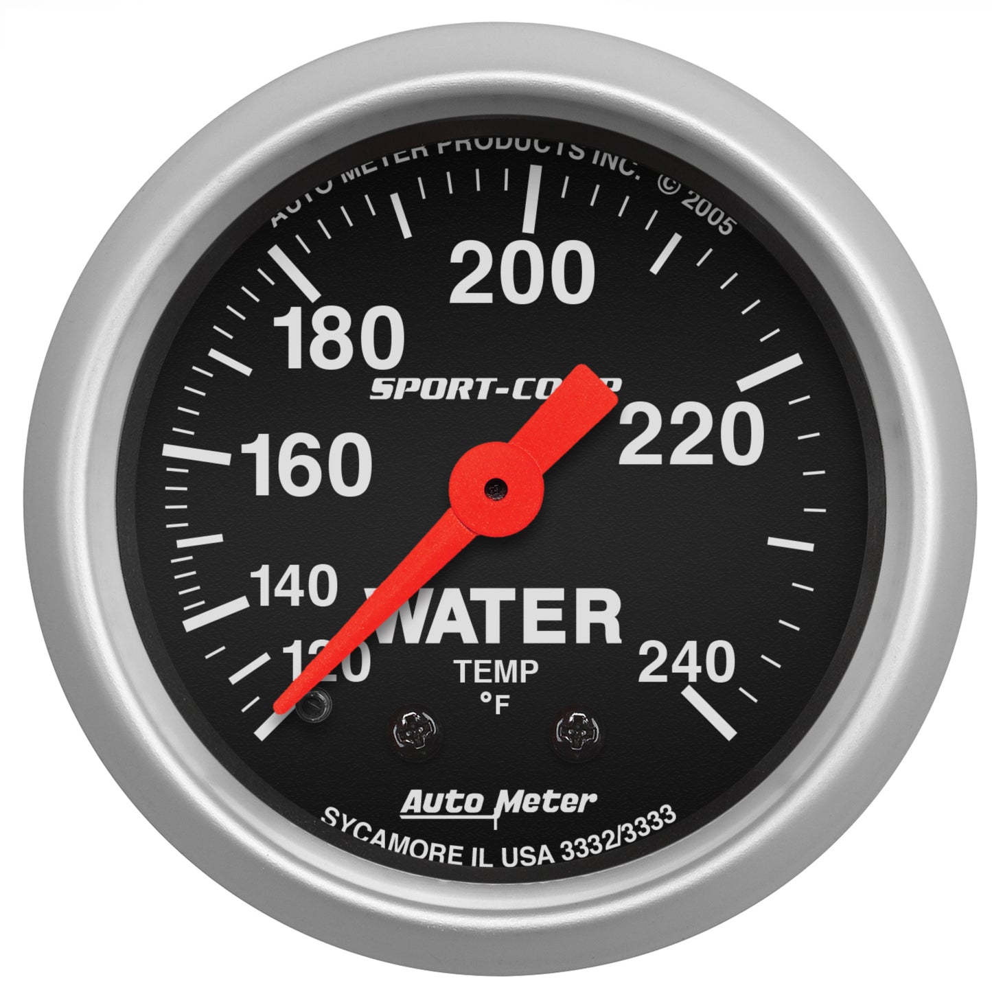2-1/16 In. WATER TEMPERATURE 120-240 Fahrenheit SPORT-COMP