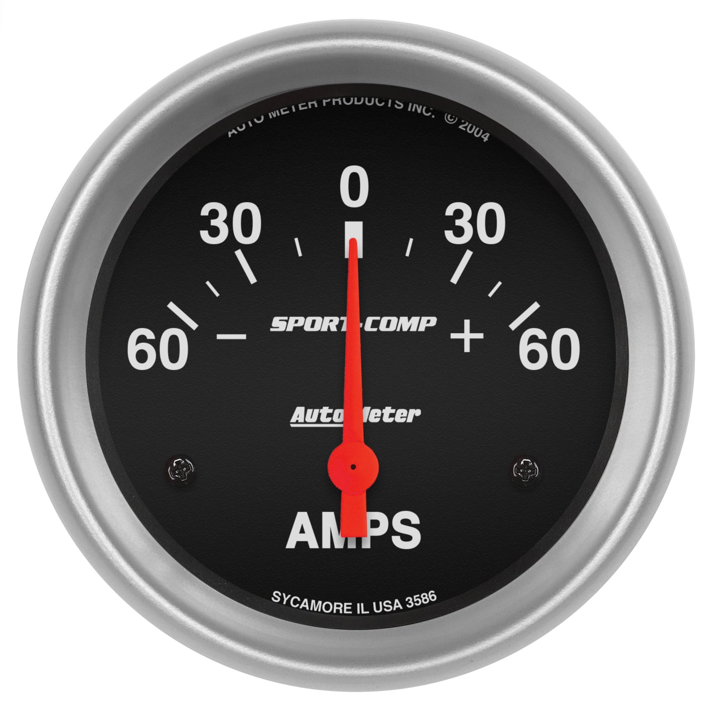 2-5/8 In. AMMETER 60-0-60 AMPS SPORT-COMP