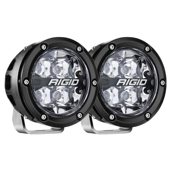 360-SERIES 4" OFF-ROAD LAMP SPOT BEAM RGBW BACKLIGHT SET/2