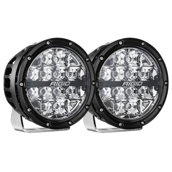 360-SERIES 6" OFF-ROAD LAMP SPOT BEAM RGBW BACKLIGHT SET/2
