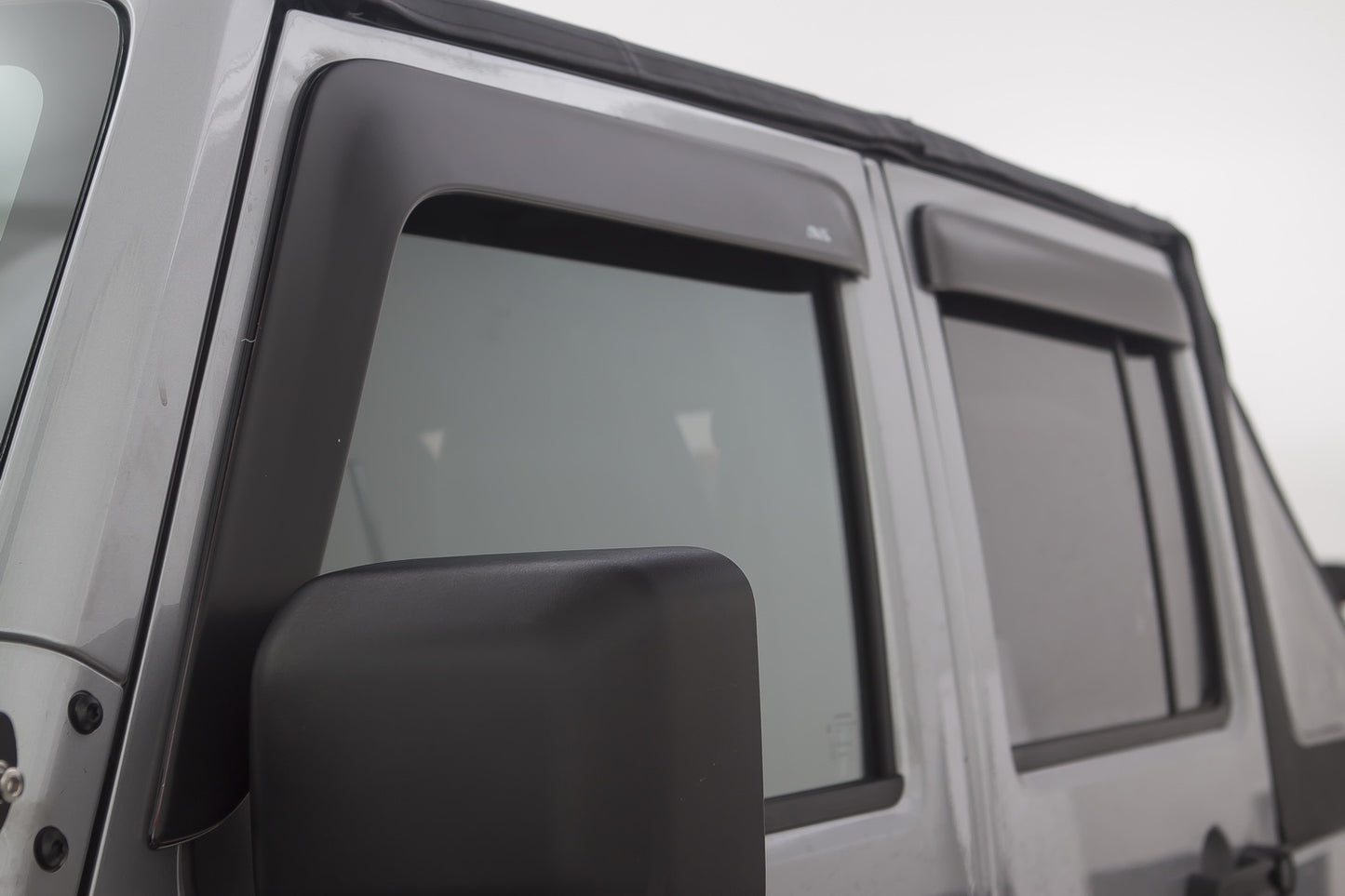 Auto Ventshade 56020060 Matte Finish Combo Kit For 2007-2018 Jeep Wrangler JK