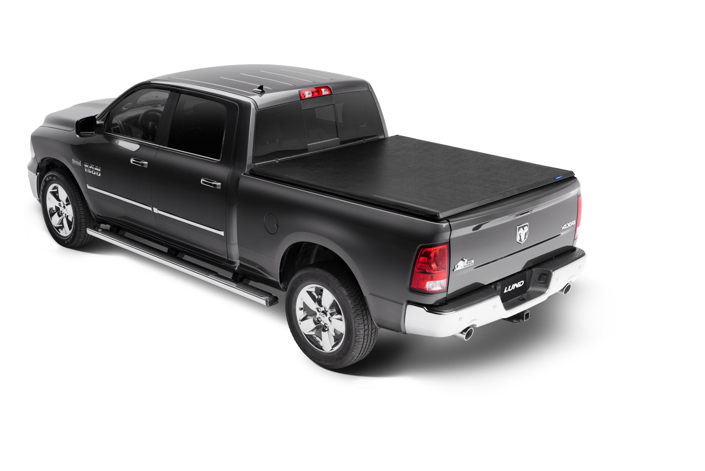 Lund 96063 Genesis Roll Up Truck Bed Tonneau Cover - 2019-2023 Ram 1500 Classic 2002-2018 Dodge Ram 1500; 2003-2018 Ram 2500 3500; Fits 8 Ft. Bed (Excludes Models W/RamBox)