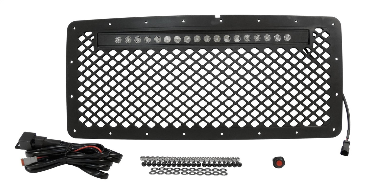 RT Off-Road - Metal Black Grille & LED Light Bar Kit