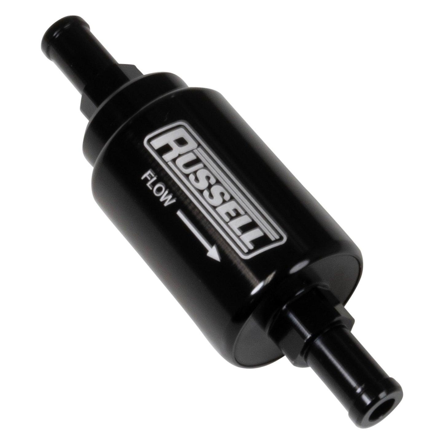 CHECK VALVE 3/8 MALE TO 3/8 MALE BARBED BLK ANODIZED