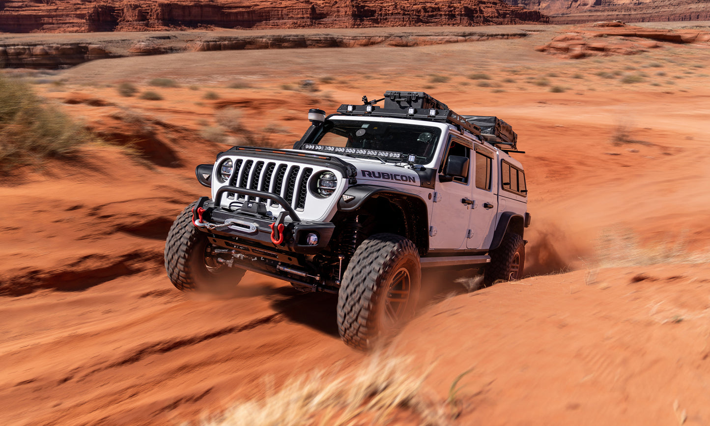 Auto Ventshade 953156 Aeroskin LightShield Pro Hood Protector For 20-23 Jeep Gladiator 18-23 Wrangler (JL) 2dr/4dr