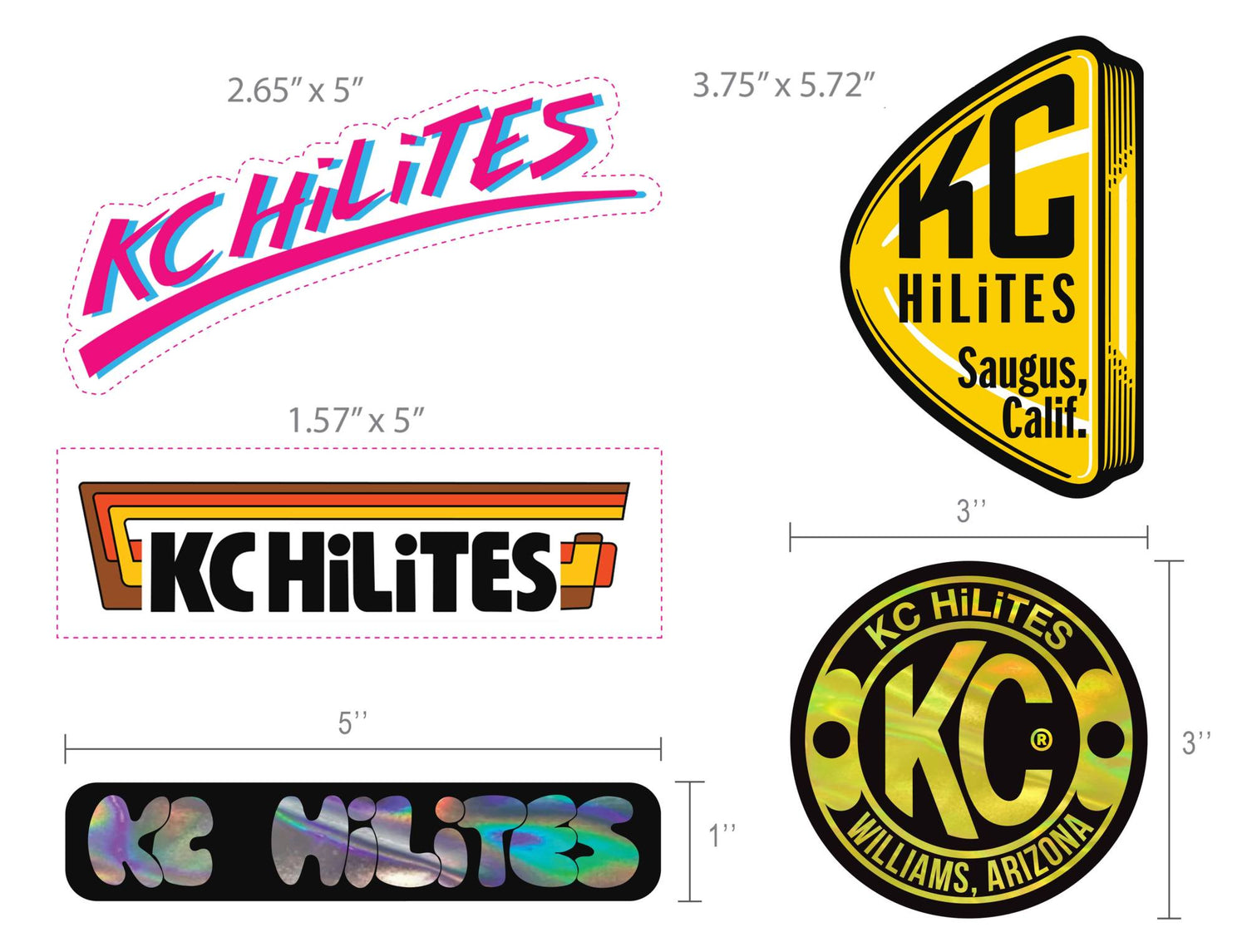 KC Hilites Decal