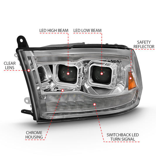 ANZO USA - LED Projector Headlights - 111465