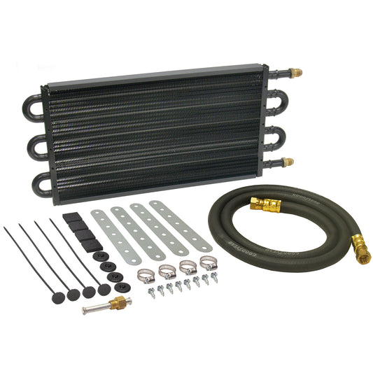 6 Pass 18" Series 7000 Copper/Aluminum Tube&Fin Transmission Cooler Kit -6AN
