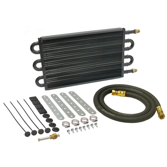 6 Pass 14" Series 7000 Copper/Aluminum Tube&Fin Transmission Cooler Kit -6AN