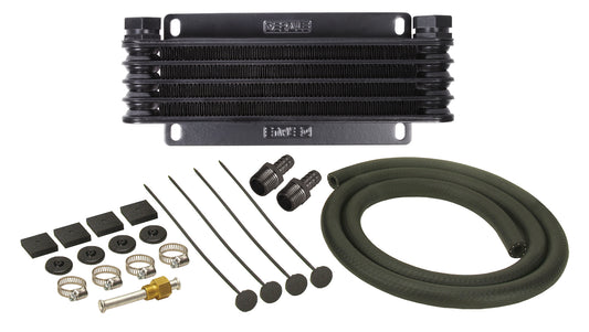5 Row Series 9000 Plate & Fin Transmission Cooler Kit 1/2" NPT