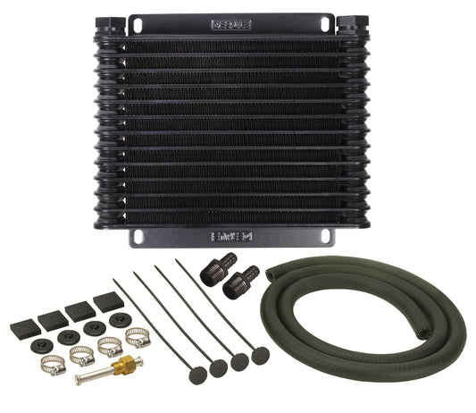 13 Row Series 9000 Plate & Fin Transmission Cooler Kit 1/2" NPT