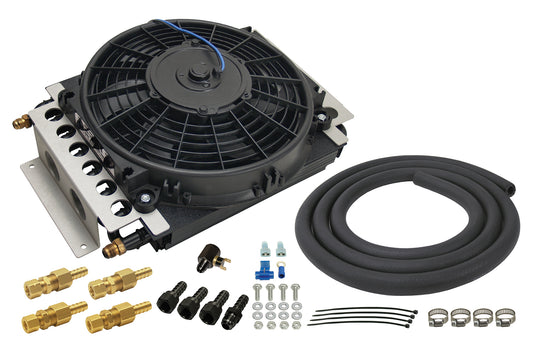 16 Pass Electra-Cool Remote Transmission Cooler Kit -6AN Inlets