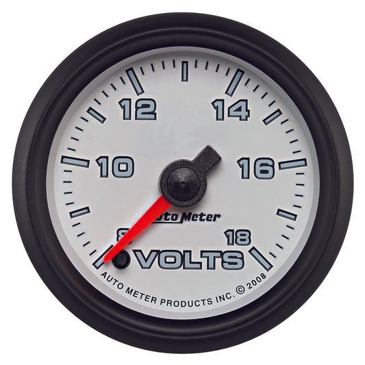 2-1/16 In. VOLTMETER 8-18V WHITE PRO-CYCLE