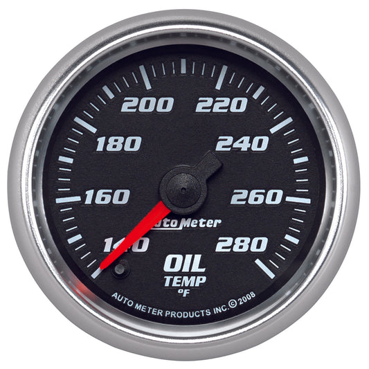 2-1/16 In. OIL TEMPERATURE 140-280 Fahrenheit BLACK PRO-CYCLE