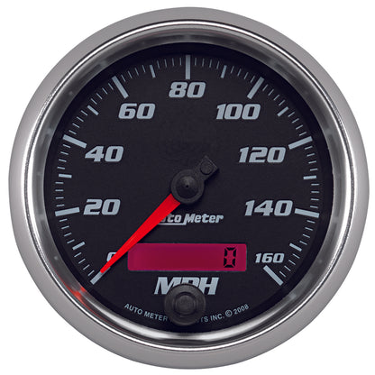 3-3/8 In. SPEEDOMETER 0-160 MPH BLACK PRO-CYCLE