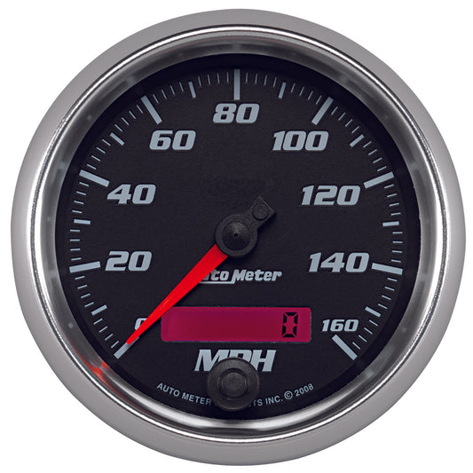 3-3/8 In. SPEEDOMETER 0-160 MPH BLACK PRO-CYCLE