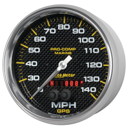 5 In. GPS SPEEDOMETER 0-140 MPH MARINE CARBON FIBER