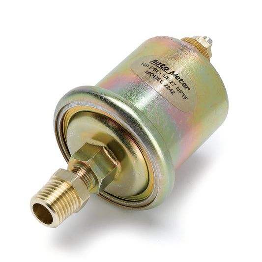 SENSOR OIL PRESSURE 0-100 PSI 1/8 In. NPT MALE FOR SHORT SWEEP ELEC.