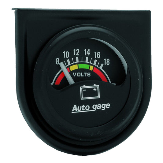 1-1/2-1/16 In. VOLTMETER 8-18V AUTO GAGE