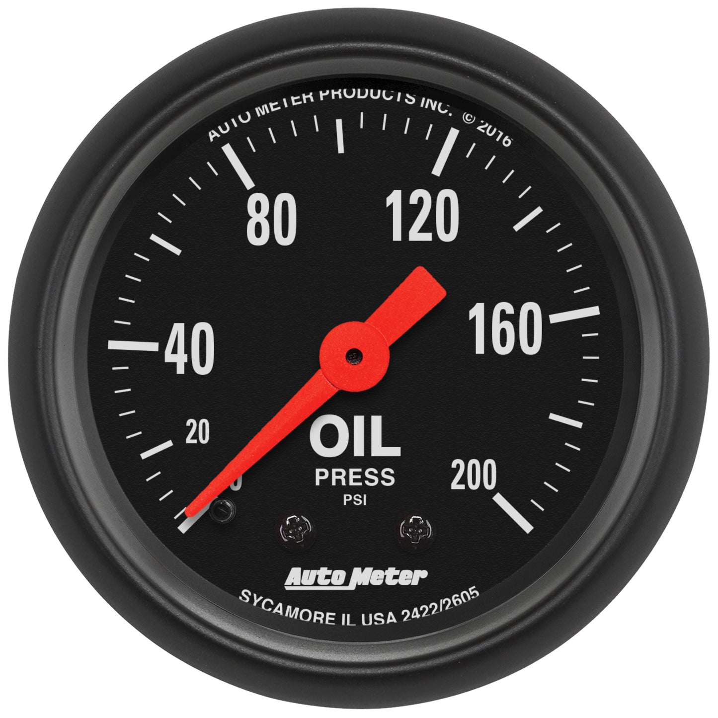 2-1/16 In. OIL PRESSURE 0-200 PSI Z-SERIES
