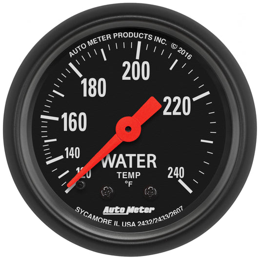 2-1/16 In. WATER TEMPERATURE 120-240 Fahrenheit Z-SERIES