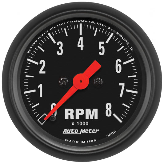 2-1/16 In. IN-DASH TACHOMETER 0-8000 RPM Z-SERIES