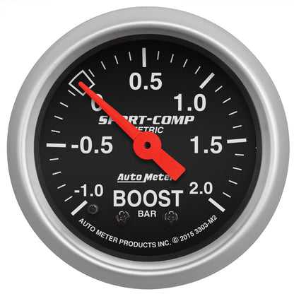 2-1/16 In. BOOST-VAC -1/+2 BAR MECH SPORT COMP
