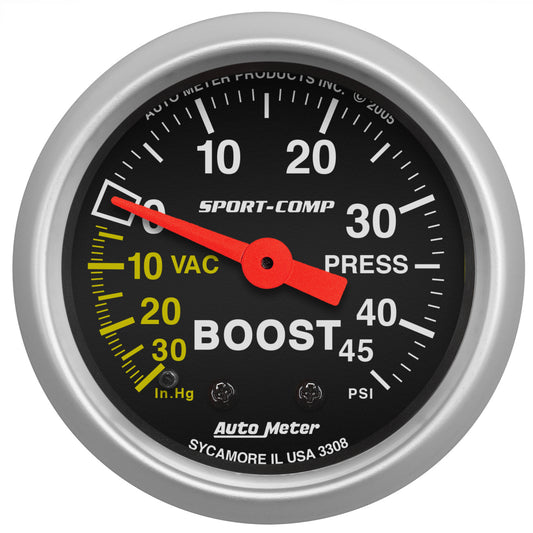 2-1/16 In. BOOST/VACUUM 30 IN HG/45 PSI SPORT-COMP
