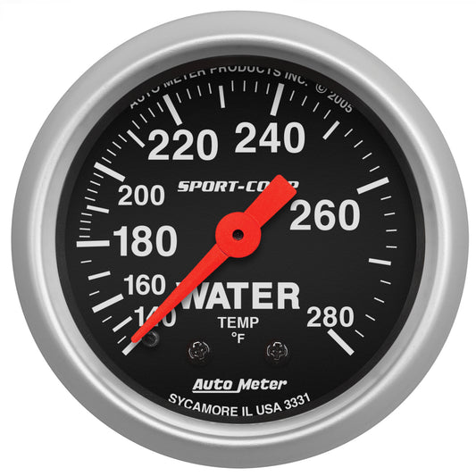 2-1/16 In. WATER TEMPERATURE 140-280 Fahrenheit SPORT-COMP