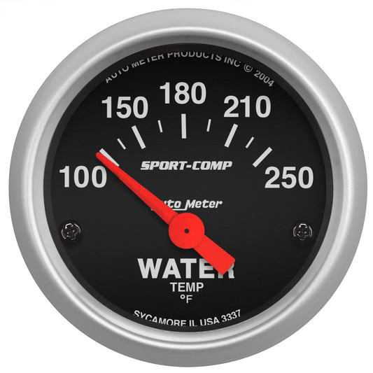 2-1/16 In. WATER TEMPERATURE 100-250 Fahrenheit SPORT-COMP
