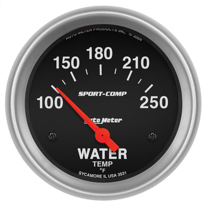 2-5/8 In. WATER TEMPERATURE 100-250 Fahrenheit SPORT-COMP