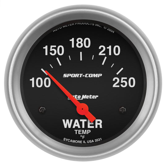 2-5/8 In. WATER TEMPERATURE 100-250 Fahrenheit SPORT-COMP