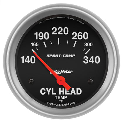 2-5/8 In. CYLINDER HEAD TEMPERATURE 140-340 Fahrenheit SPORT-COMP
