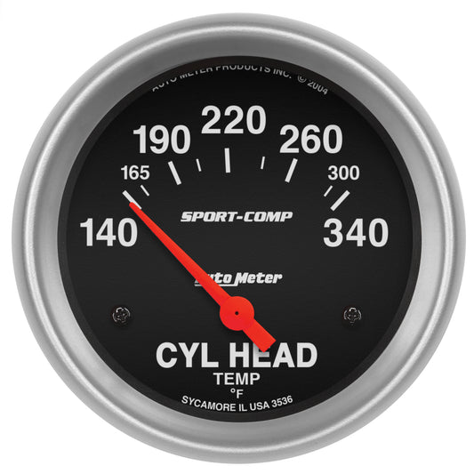 2-5/8 In. CYLINDER HEAD TEMPERATURE 140-340 Fahrenheit SPORT-COMP