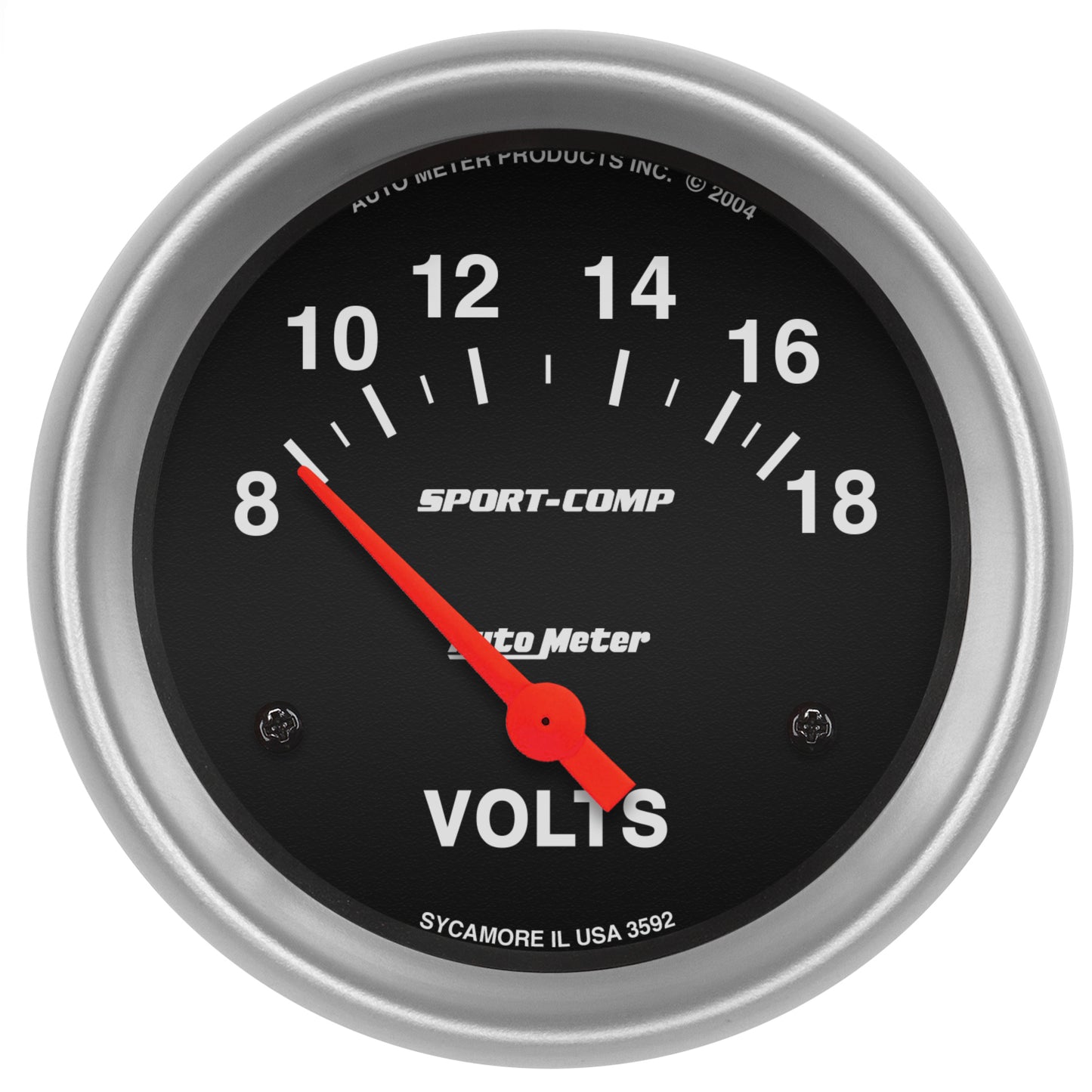 2-5/8 In. VOLTMETER 8-18V SPORT-COMP