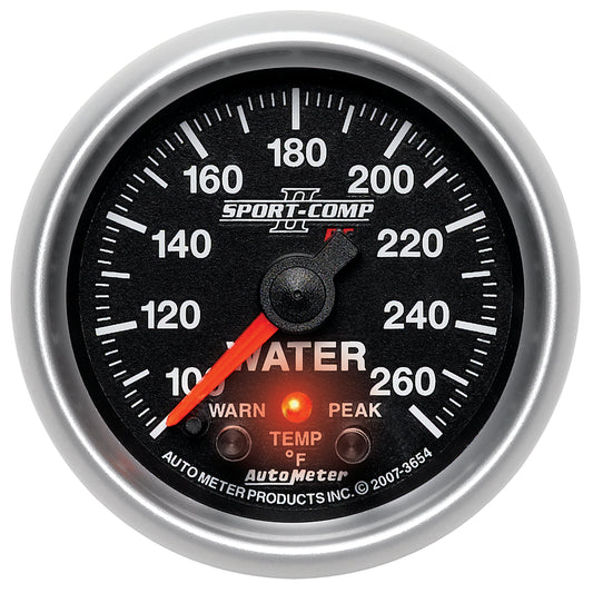 2-1/16 In. WATER TEMPERATURE 100-260 Fahrenheit SPORT-COMP II