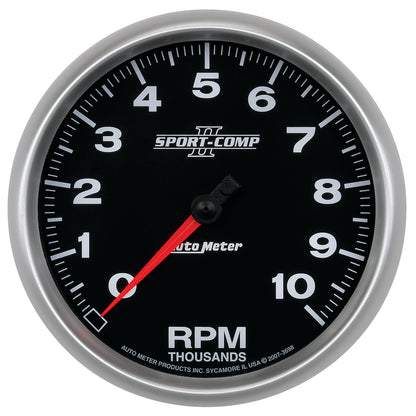 5 In. IN-DASH TACHOMETER 0-10000 RPM SPORT-COMP II