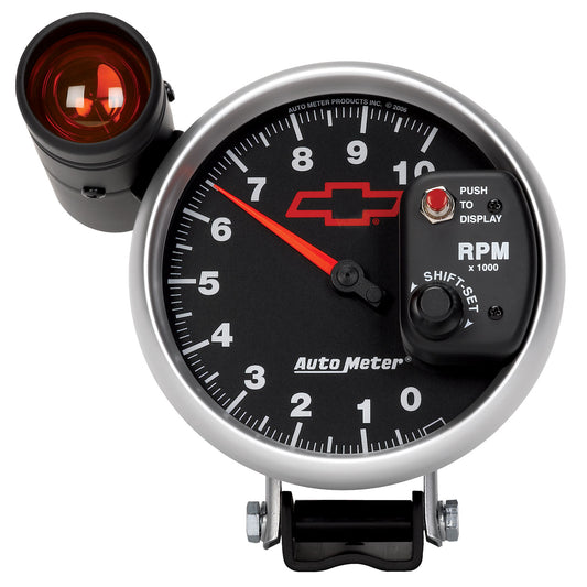 5 In. PEDESTAL TACHOMETER 0-10000 RPM GM BLACK
