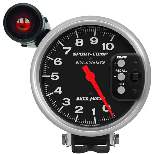 5 In. PEDESTAL TACHOMETER 0-10000 RPM SPORT-COMP