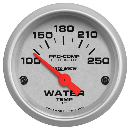 2-1/16 In. WATER TEMPERATURE 100-250 Fahrenheit ULTRA-LITE