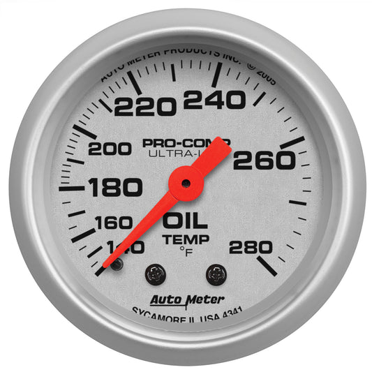 2-1/16 In. OIL TEMPERATURE 140-280 Fahrenheit ULTRA-LITE