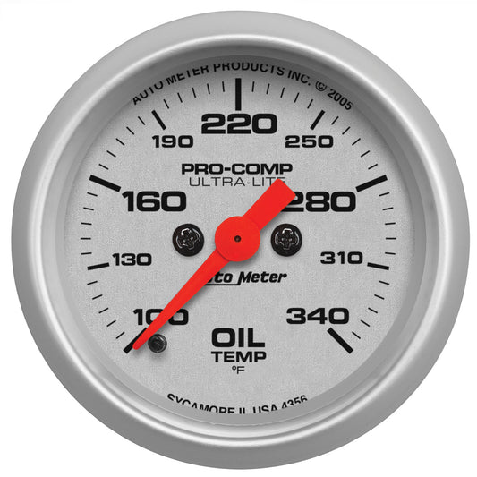 2-1/16in OIL TEMPERATURE 100-340 Deg F ULTRA-LITE