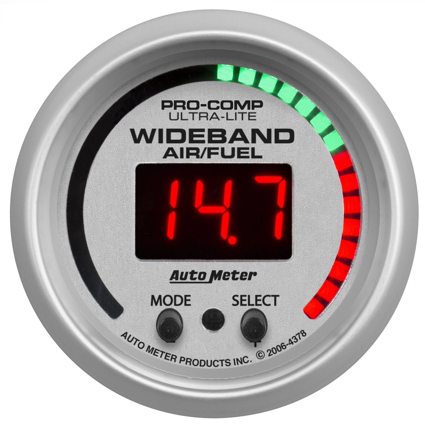 2-1/16 In. WIDEBAND PRO AIR/FUEL RATIO 6:1-20:1 AFR ULTRA-LITE